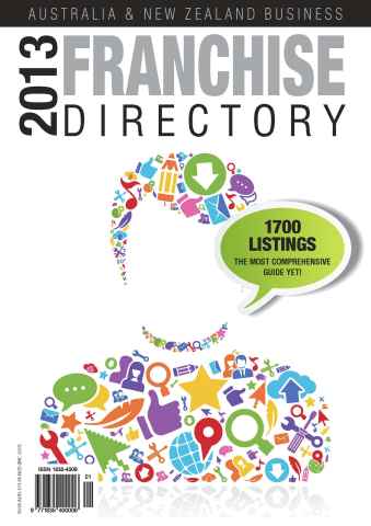 Business Franchise Directory '13 issue Business Franchise Directory '13