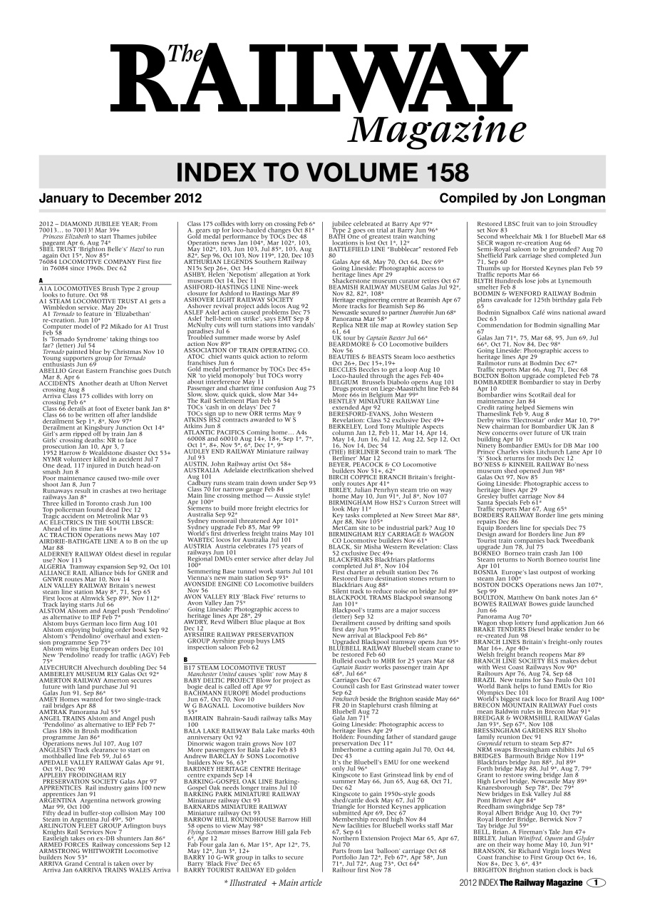 Railway Magazine Preview Pages