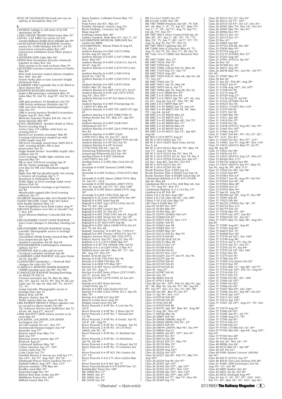 Railway Magazine Preview Pages