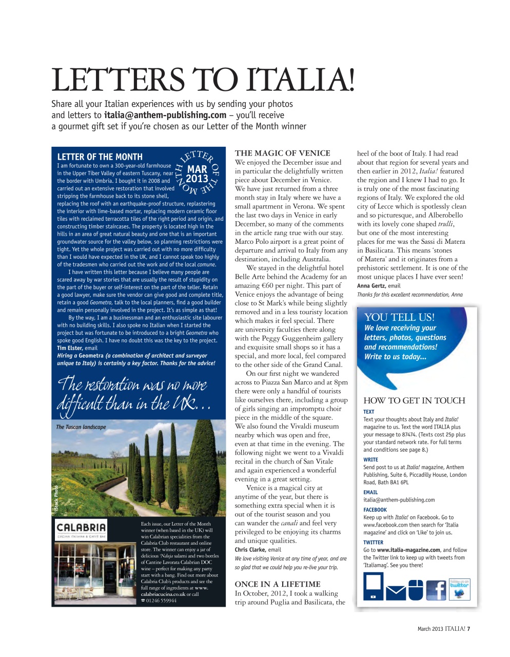 Italia! Preview Pages