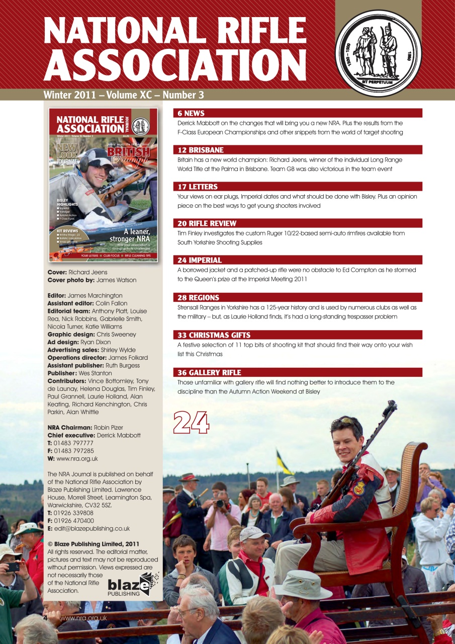 National Rifle Association Journal Preview Pages