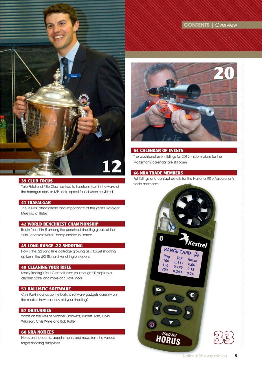 National Rifle Association Journal Preview Pages