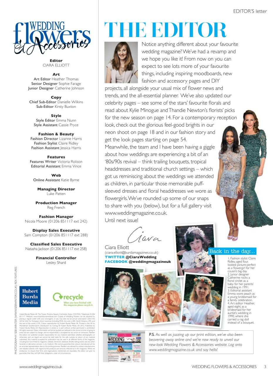 Wedding Flowers Magazine Preview Pages