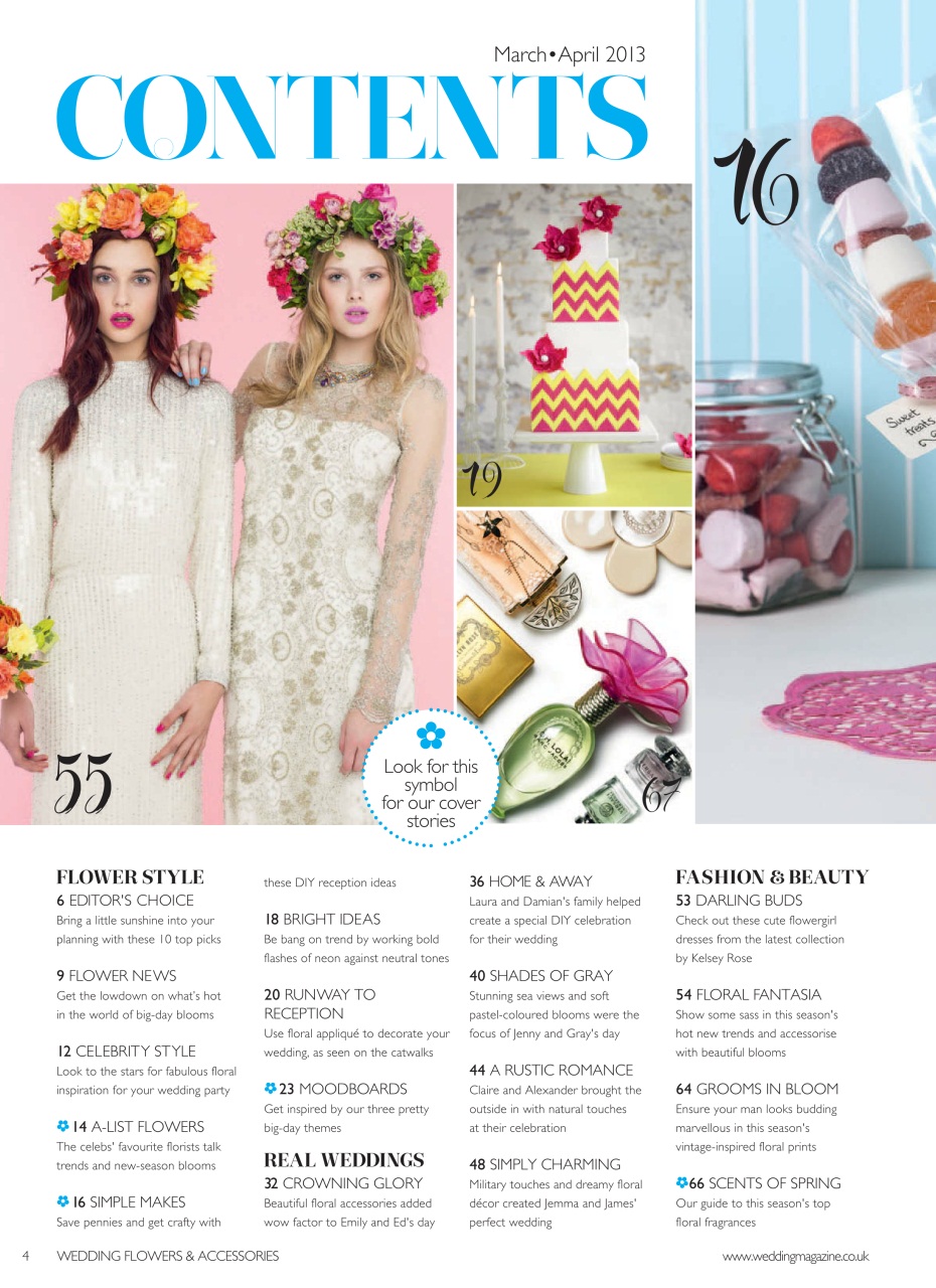 Wedding Flowers Magazine Preview Pages