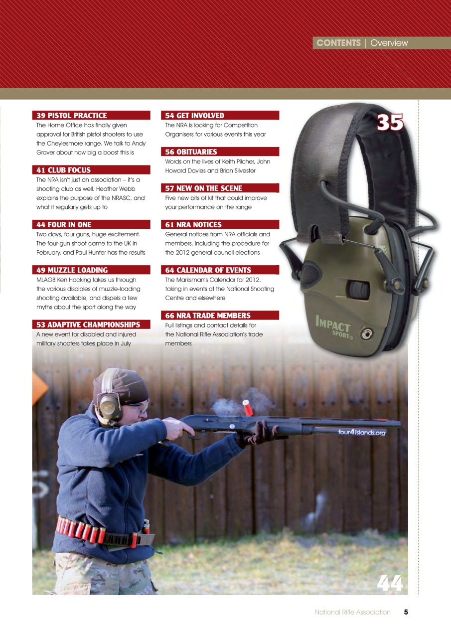National Rifle Association Journal Preview Pages