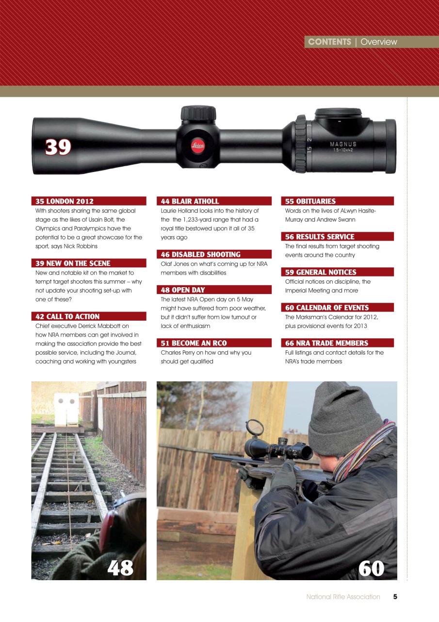 National Rifle Association Journal Preview Pages