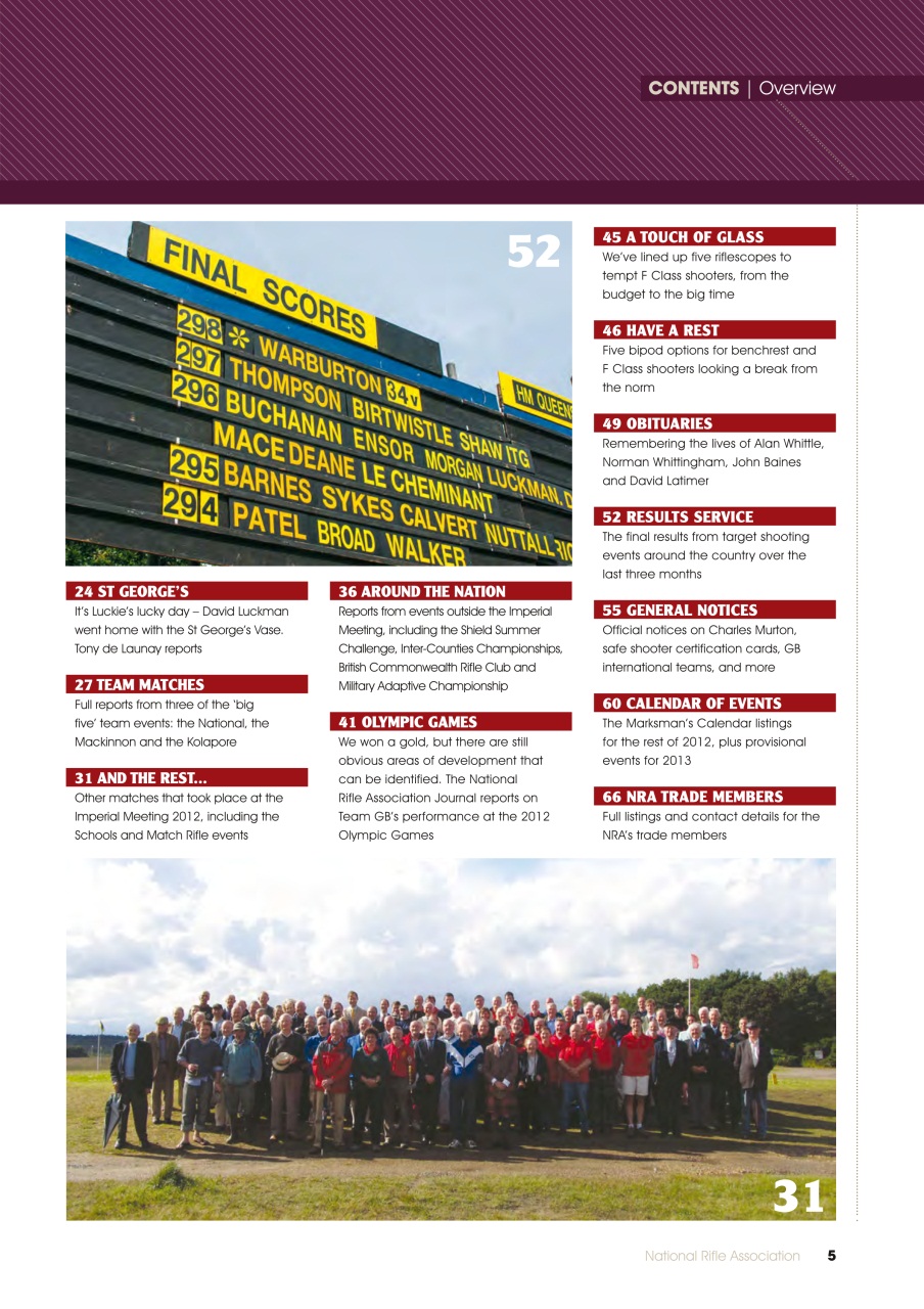 National Rifle Association Journal Preview Pages