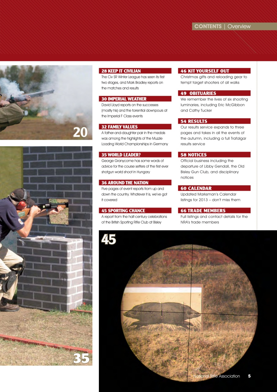 National Rifle Association Journal Preview Pages