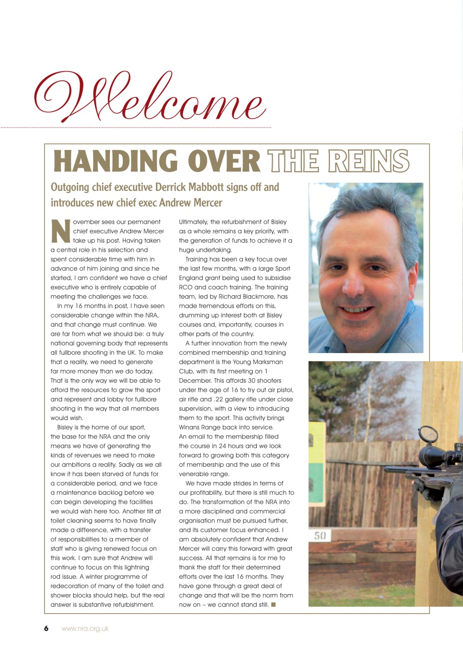 National Rifle Association Journal Preview Pages