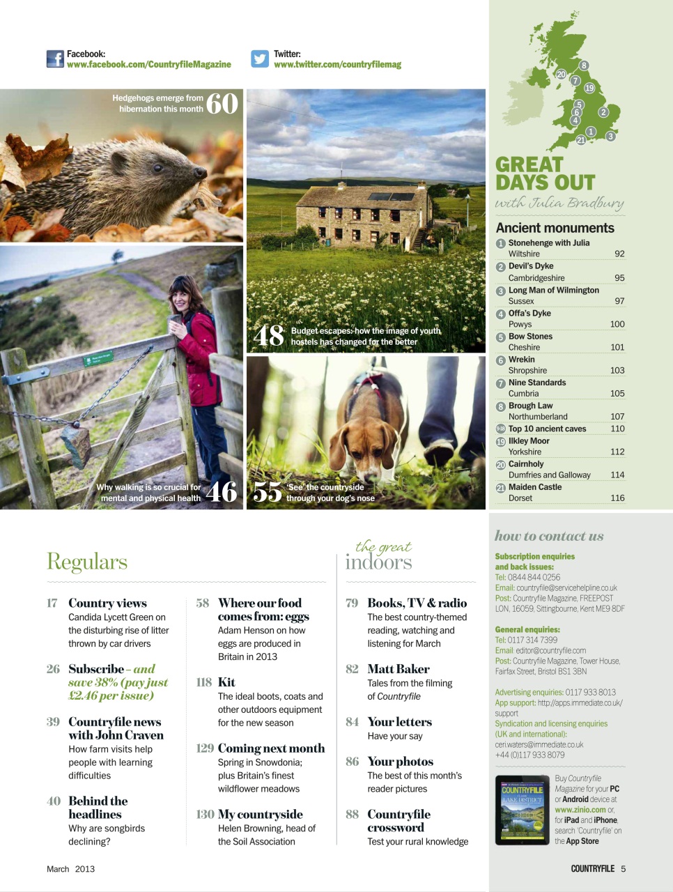 BBC Countryfile Magazine Preview Pages