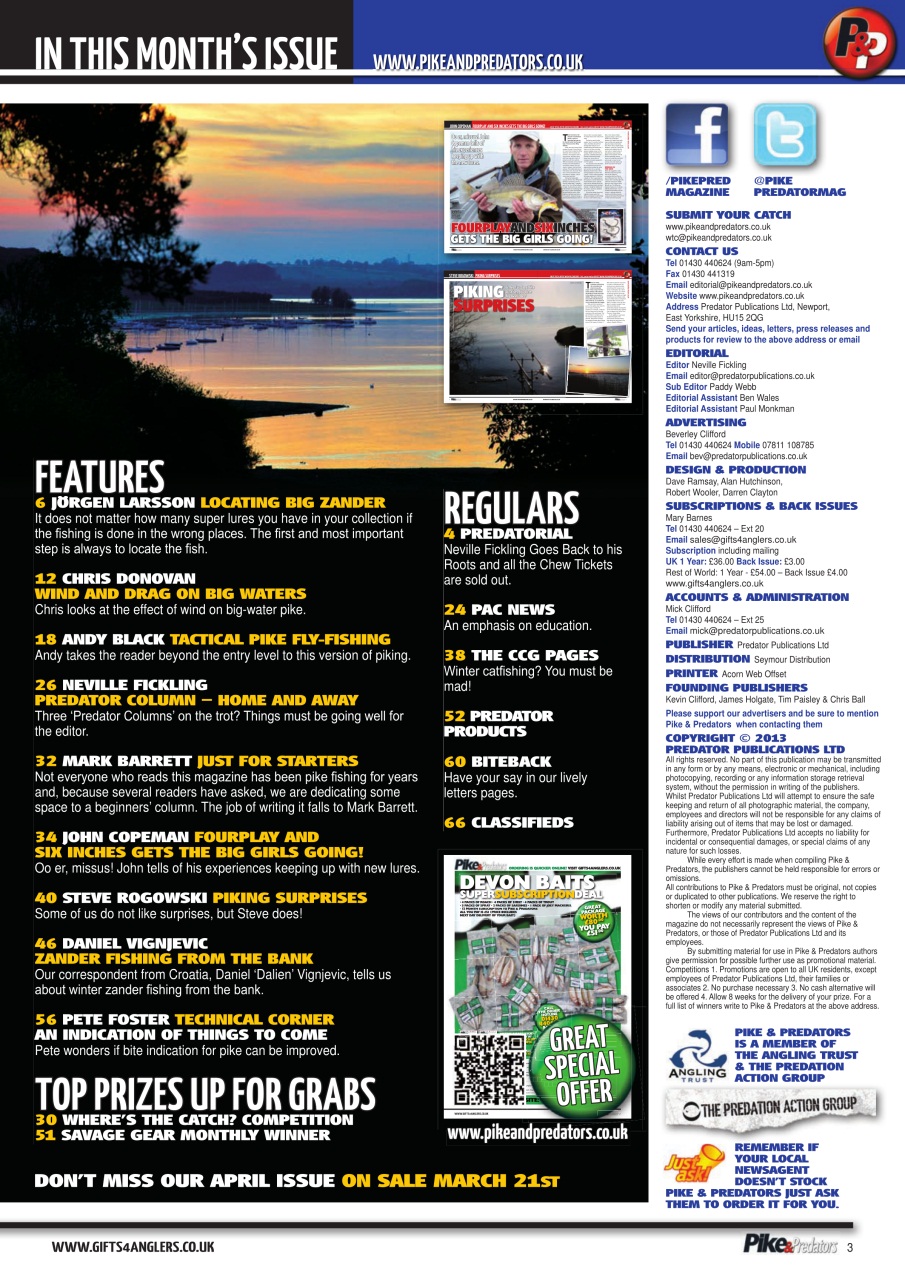 Pike & Predators Preview Pages