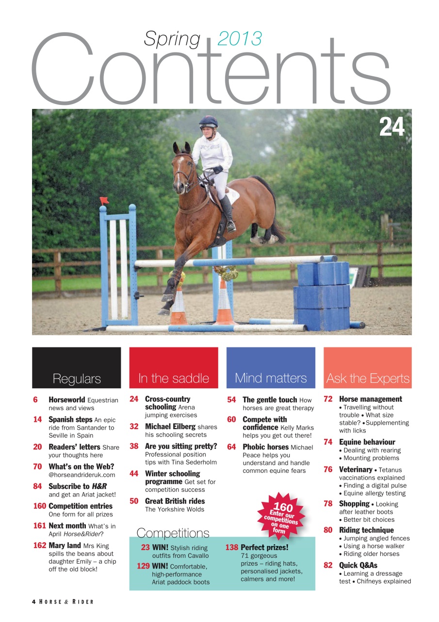 Horse&Rider Magazine - UK equestrian magazine for Horse and Rider Preview Pages
