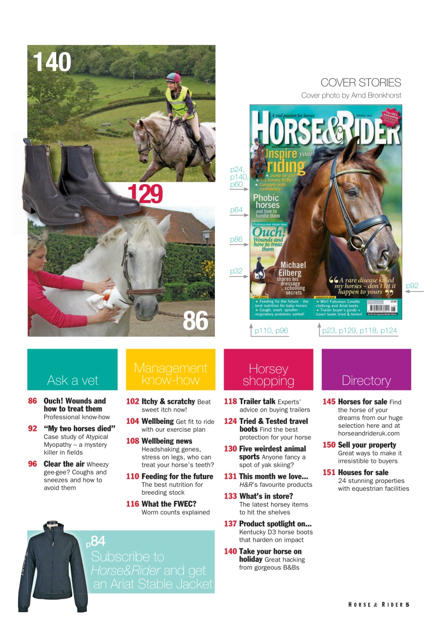 Horse&Rider Magazine - UK equestrian magazine for Horse and Rider Preview Pages