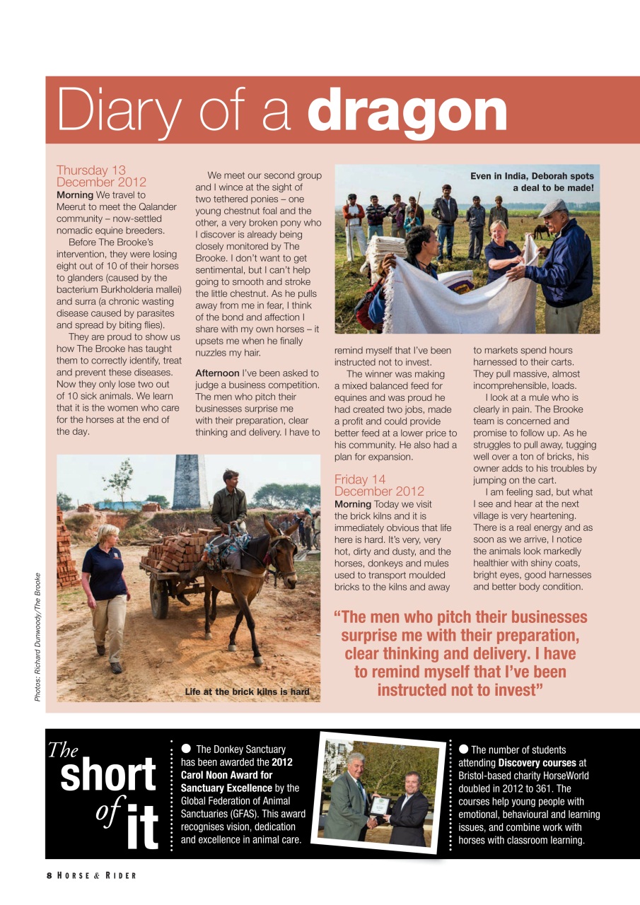 Horse&Rider Magazine - UK equestrian magazine for Horse and Rider Preview Pages