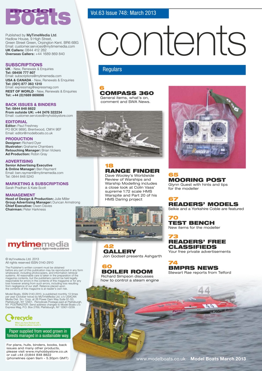 Model Boats Preview Pages