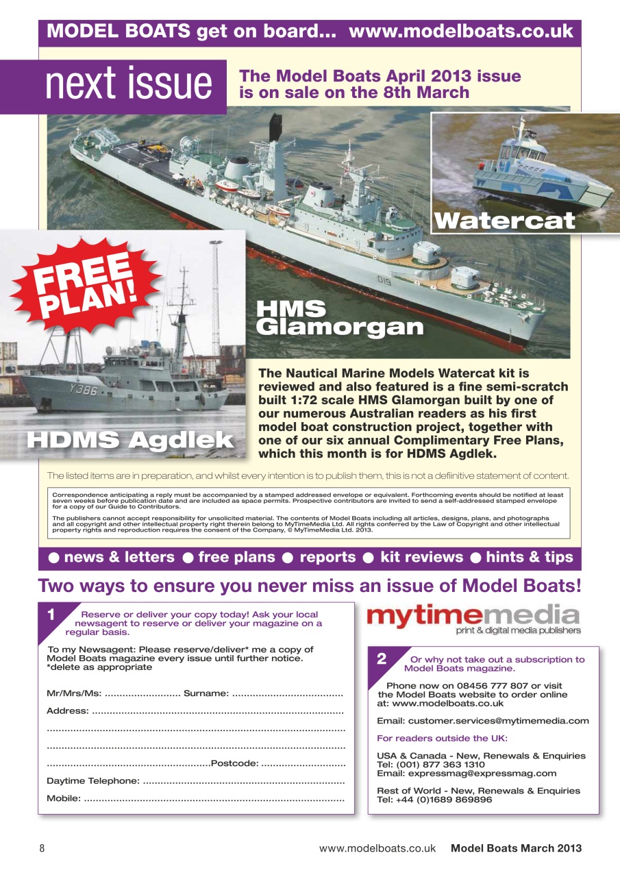 Model Boats Preview Pages