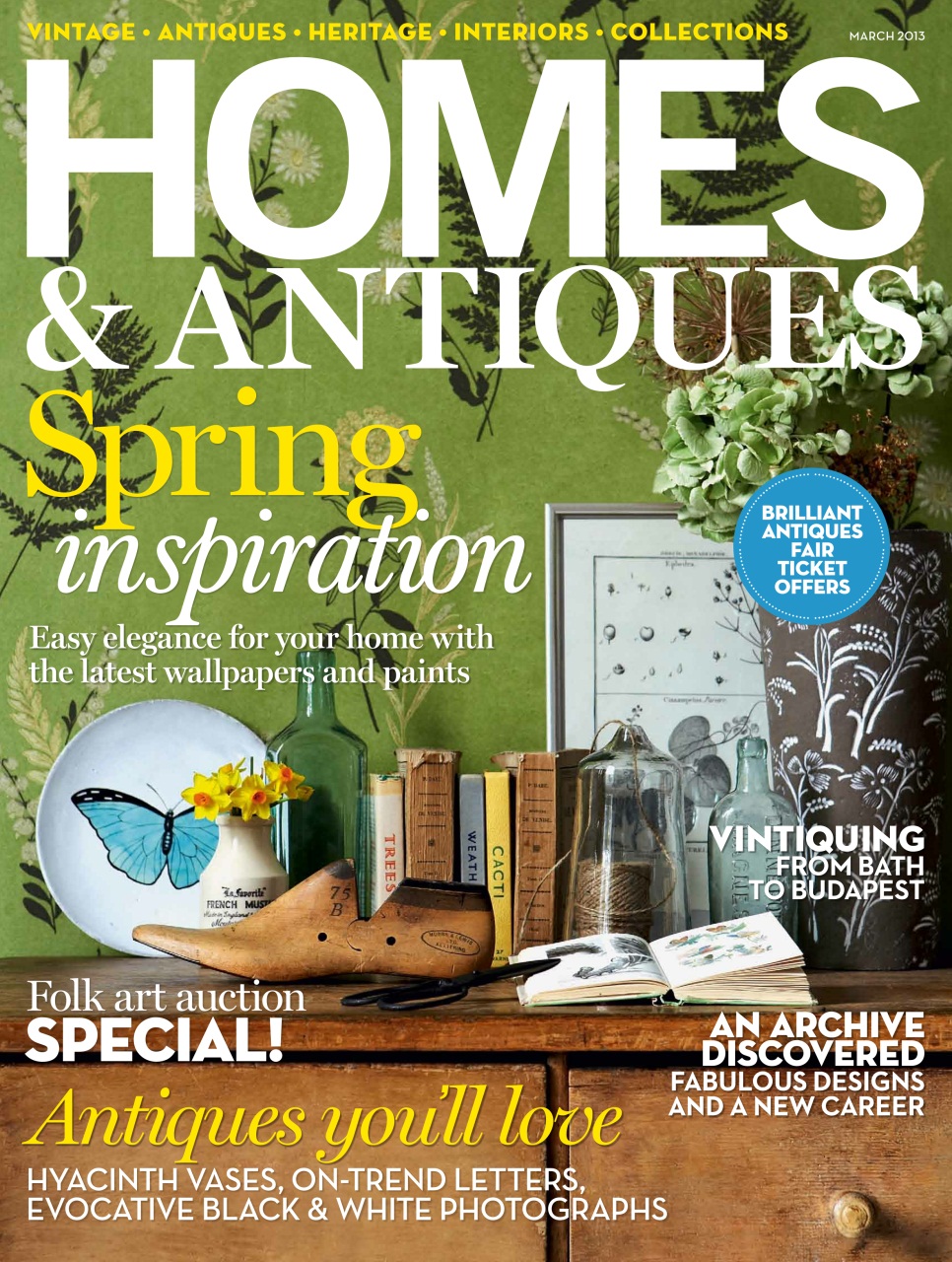 Homes & Antiques Magazine Preview Pages