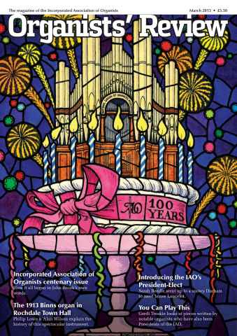Organists' Review issue March 2013