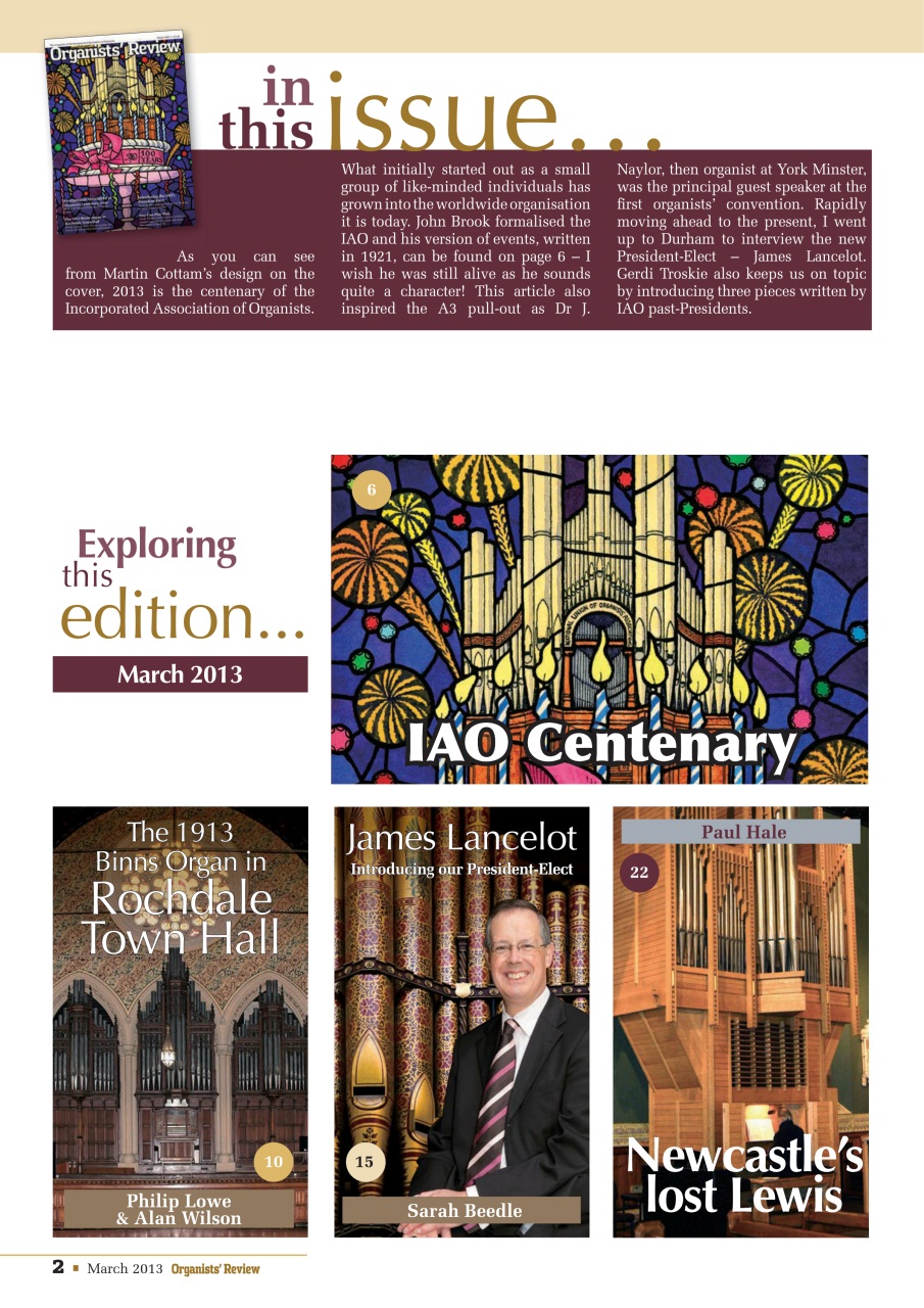 Organists' Review Preview Pages