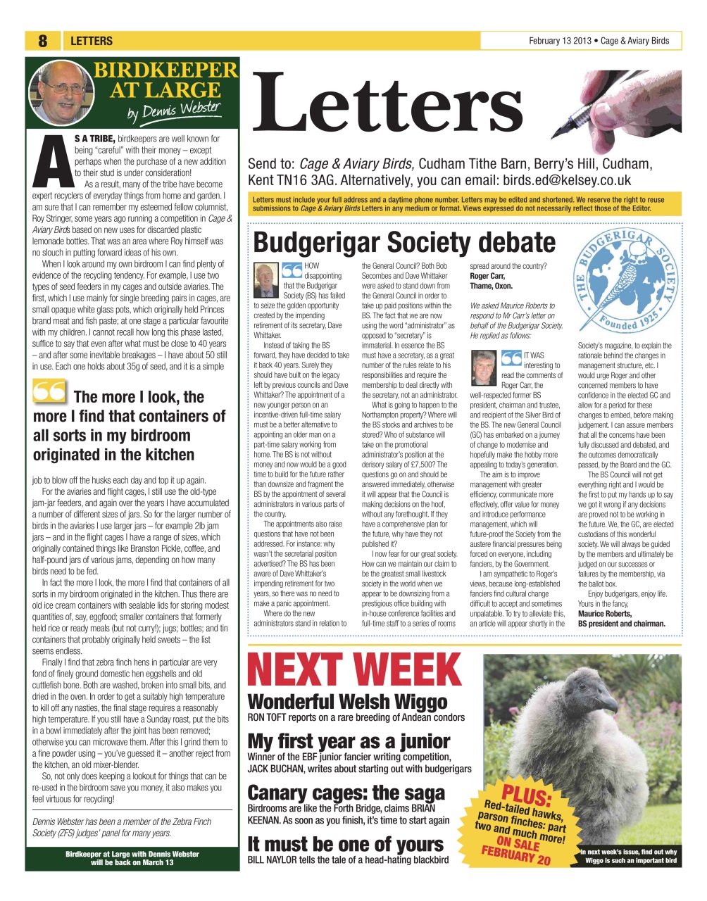 Cage & Aviary Birds Preview Pages