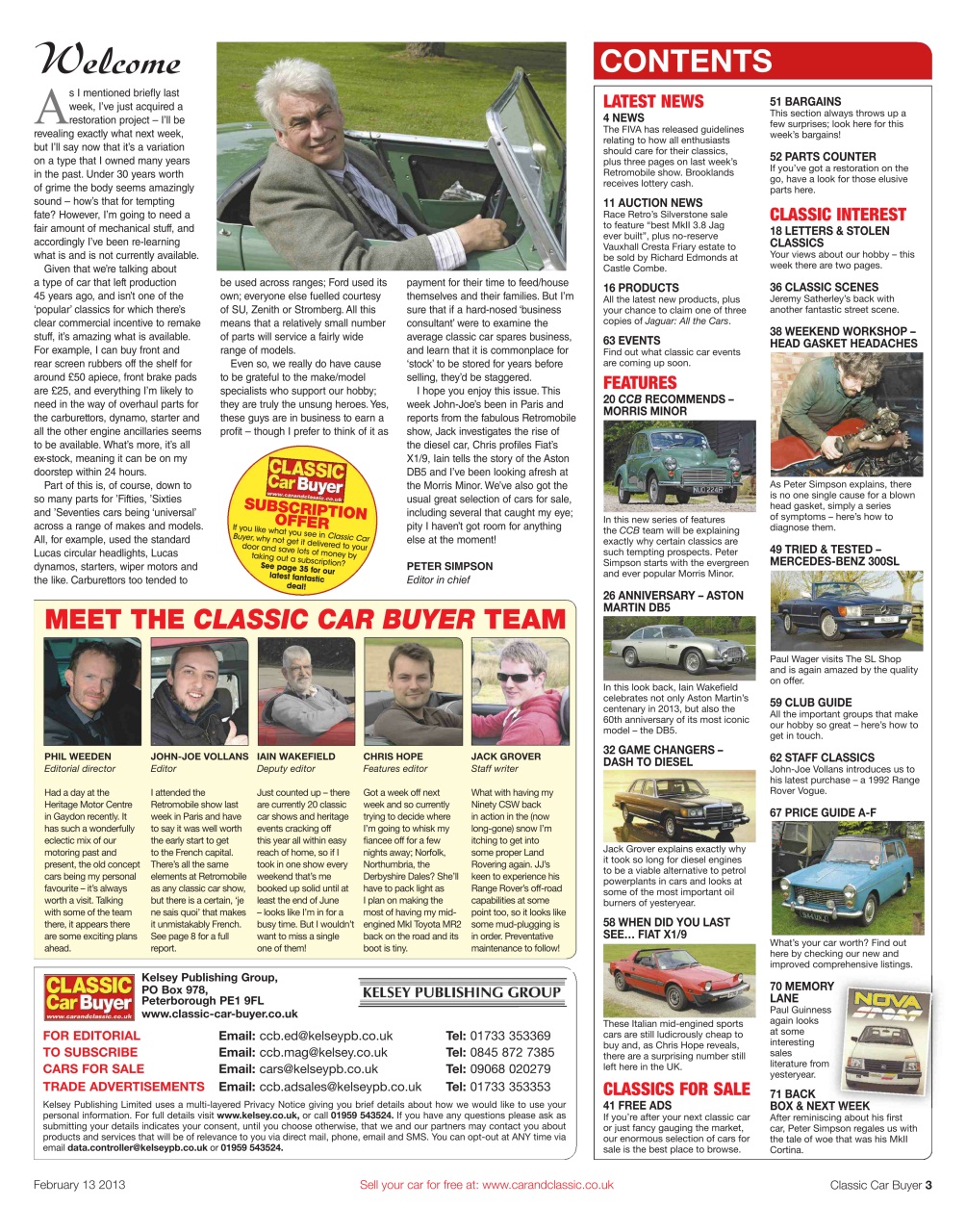 Classic Car Buyer Preview Pages