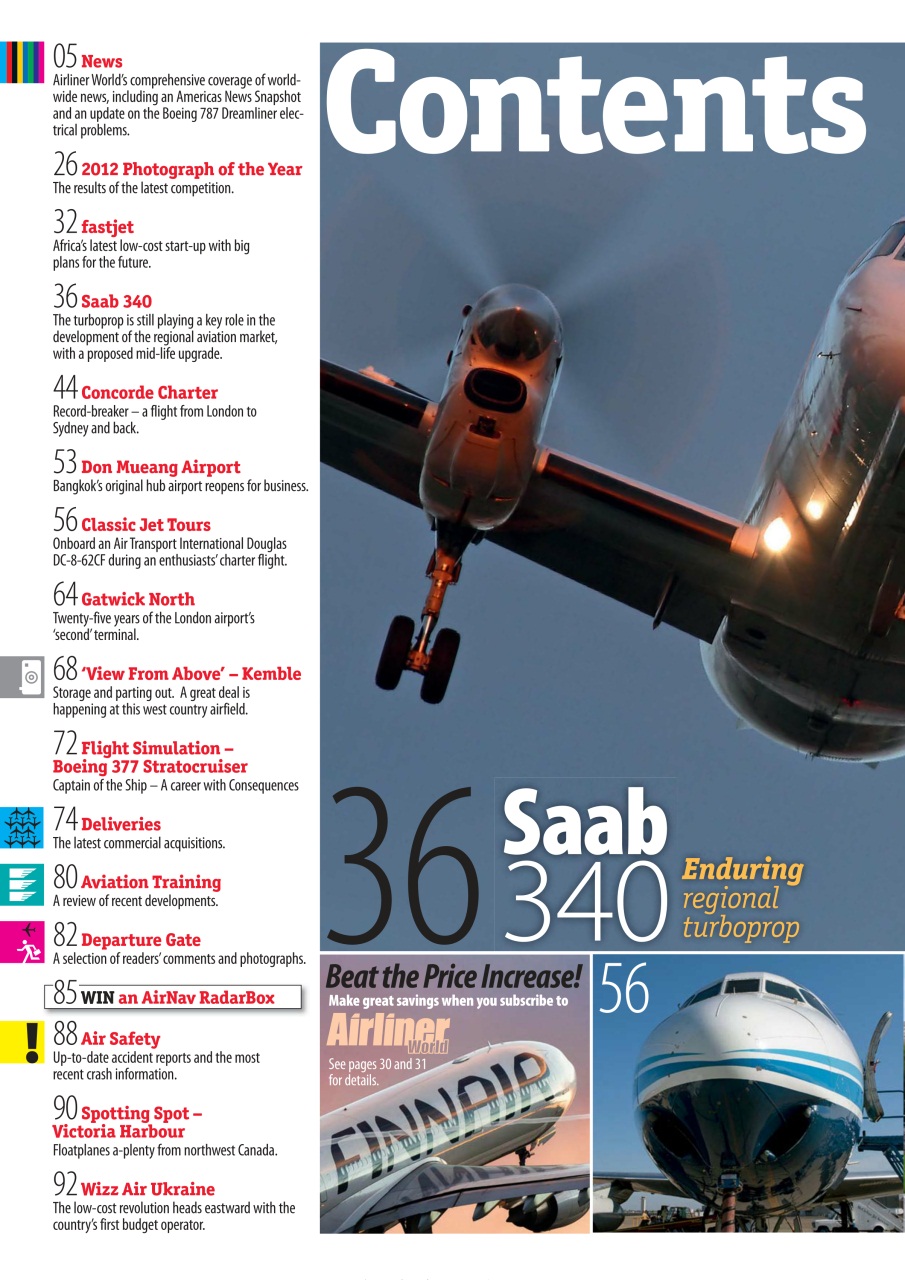 Airliner World Preview Pages