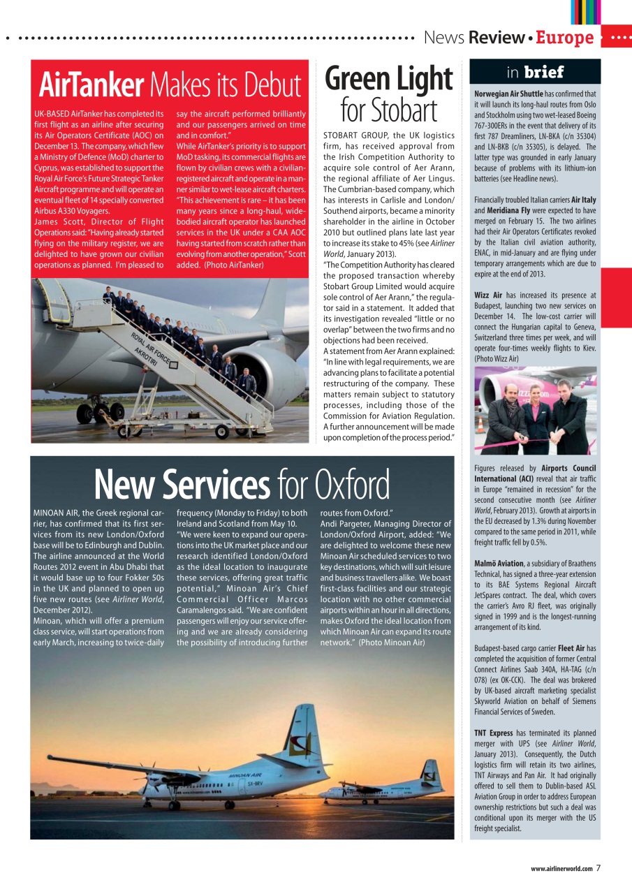 Airliner World Preview Pages