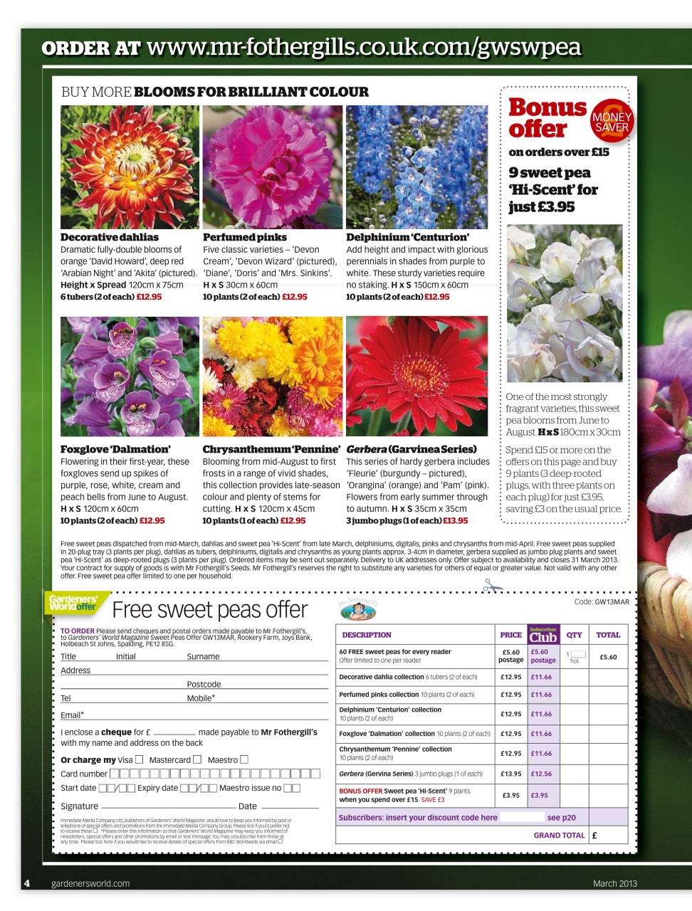 BBC Gardeners’ World Magazine Preview Pages