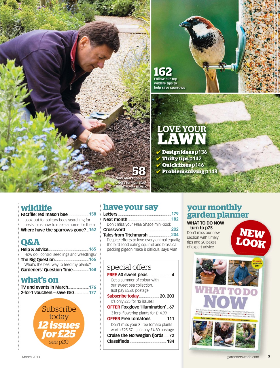 BBC Gardeners’ World Magazine Preview Pages