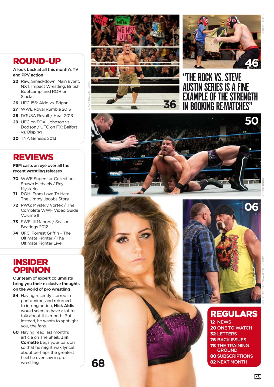 Wrestletalk Magazine Preview Pages