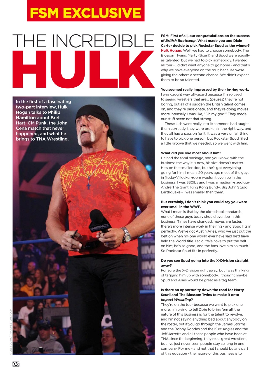 Wrestletalk Magazine Preview Pages