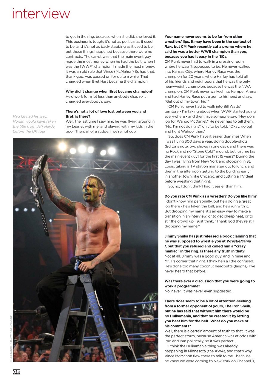 Wrestletalk Magazine Preview Pages