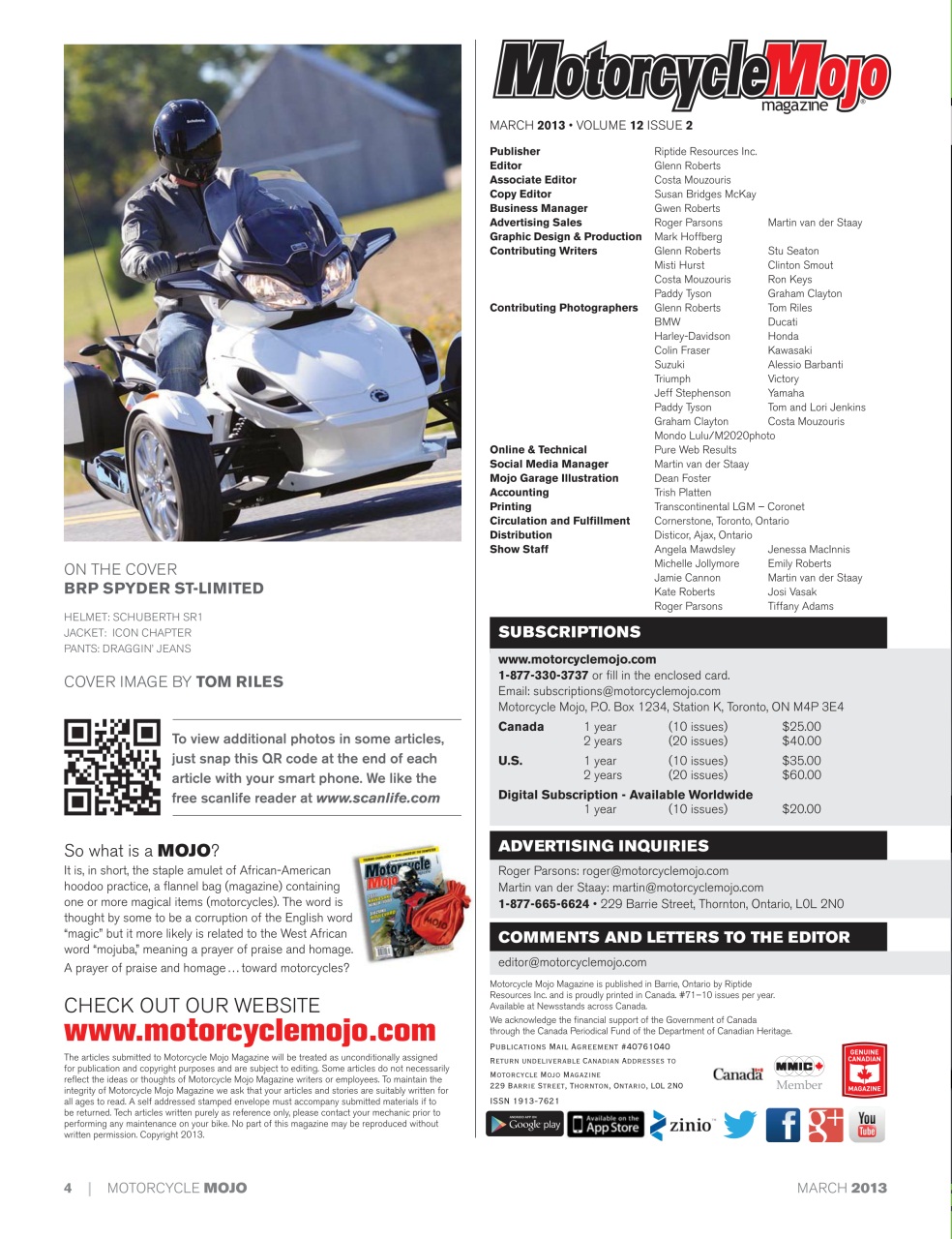 Motorcycle Mojo Preview Pages