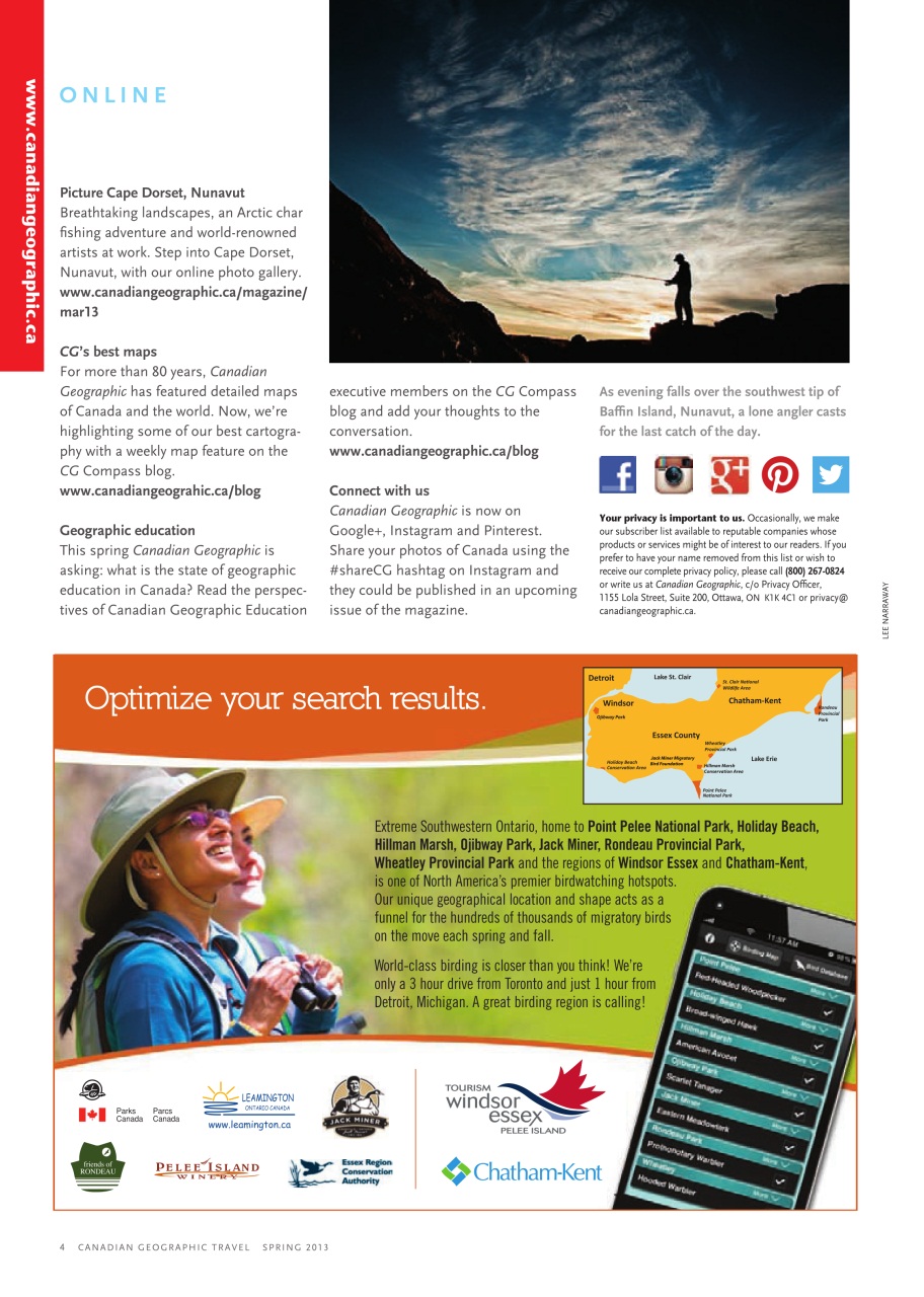 Canadian Geographic Preview Pages