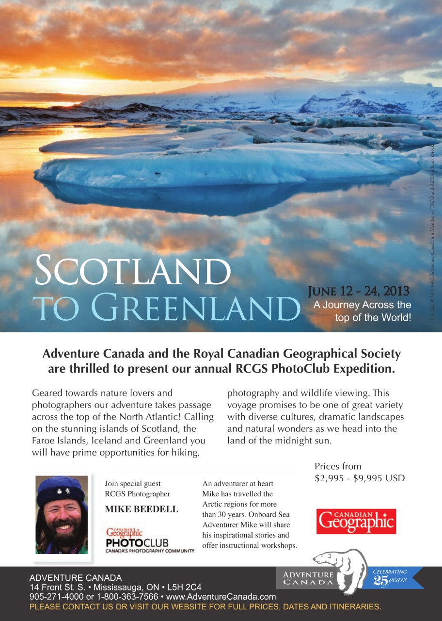 Canadian Geographic Preview Pages