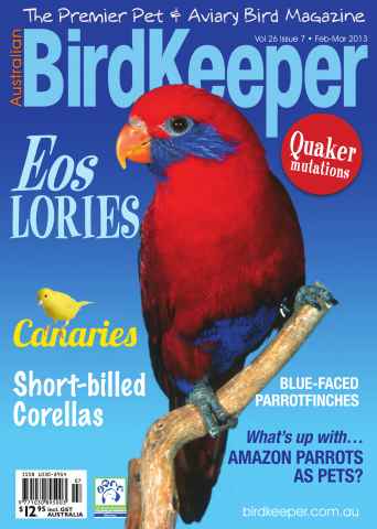 Australian Birdkeeper Magazine issue BirdKeeper Vol 26 Iss 7