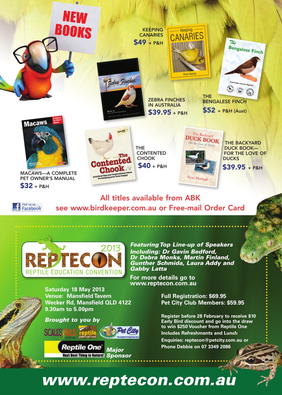 Australian Birdkeeper Magazine Preview Pages