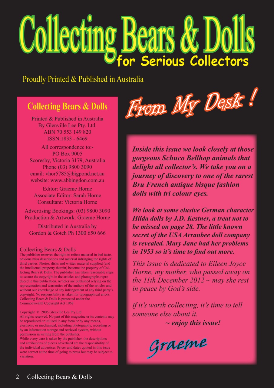 Collecting Bears And Dolls Preview Pages