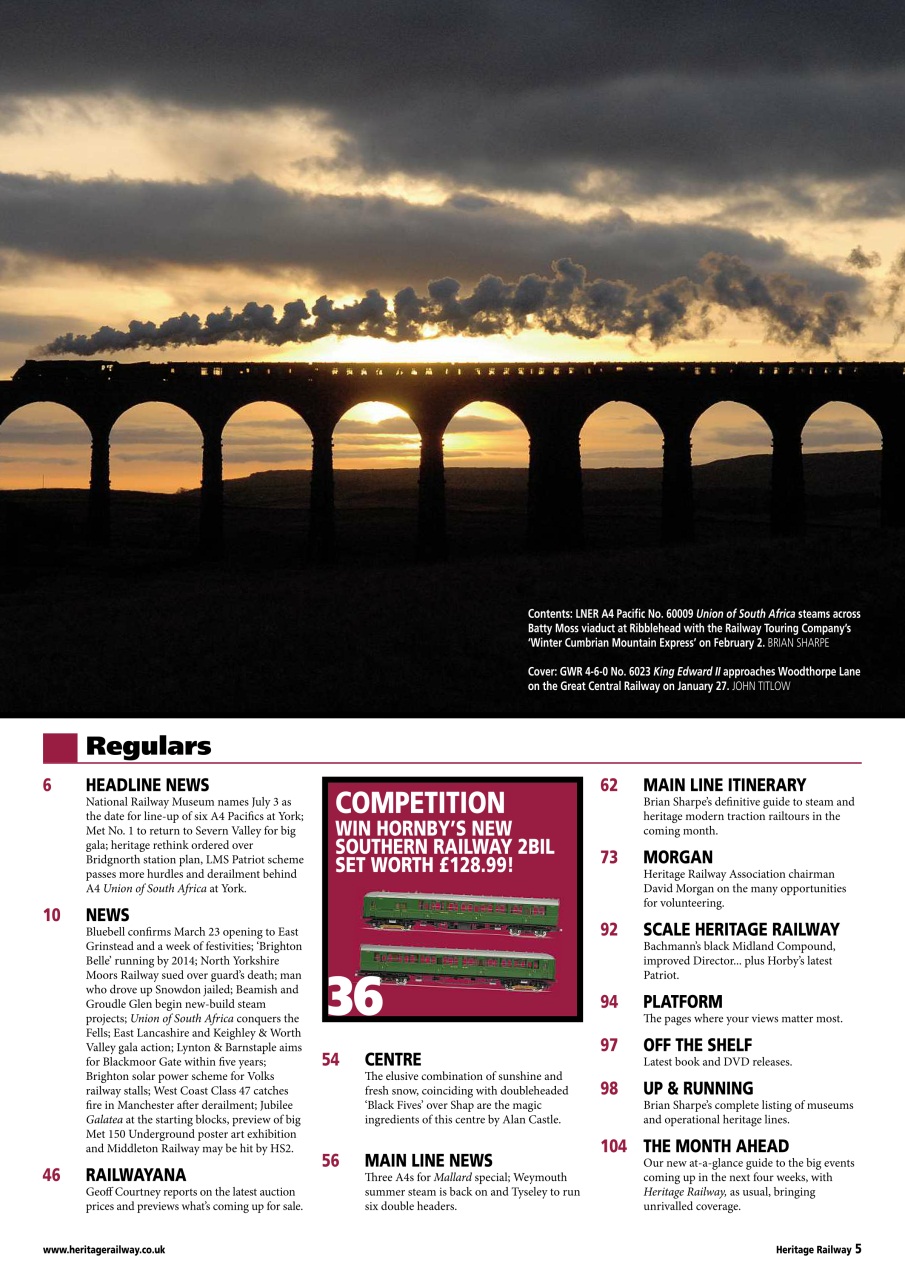 Heritage Railway Preview Pages