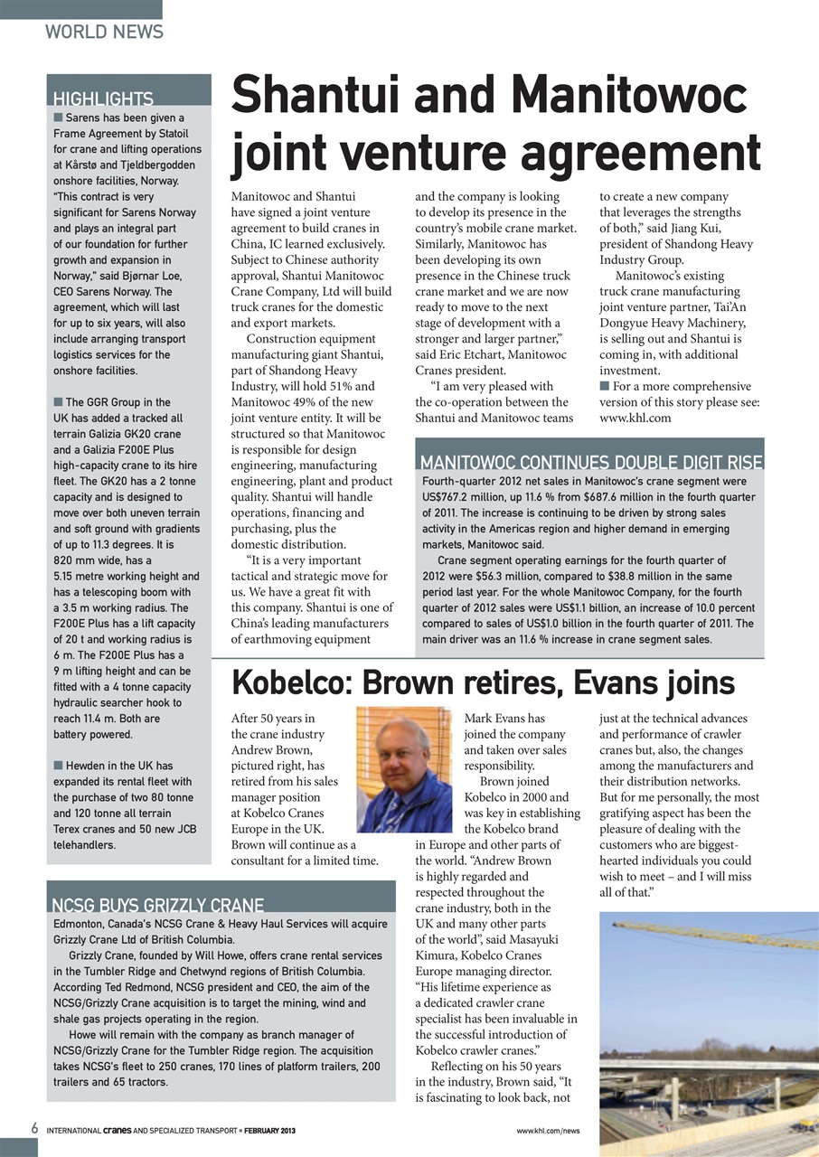 Int. Cranes and Specialized Transp Preview Pages