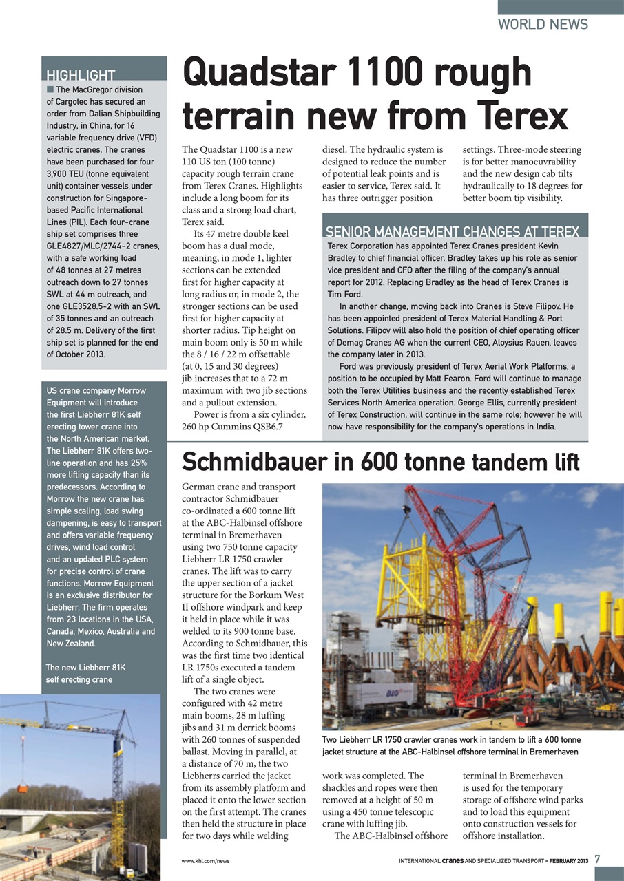 Int. Cranes and Specialized Transp Preview Pages