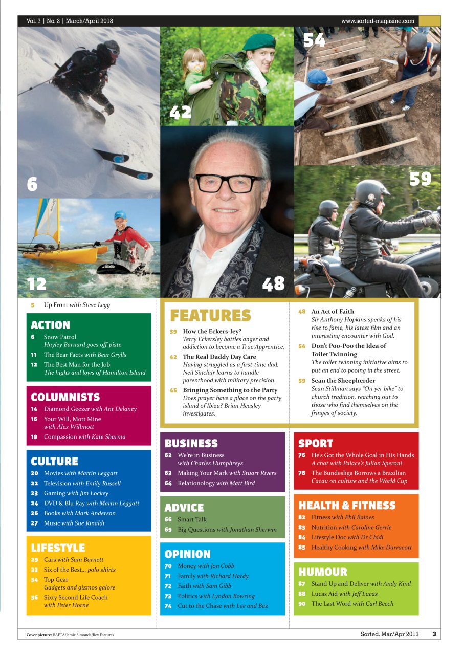 Sorted Magazine – The men's mag with morals Preview Pages