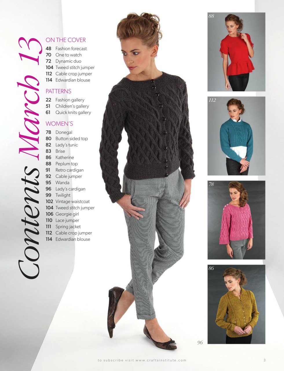 Knitting Preview Pages