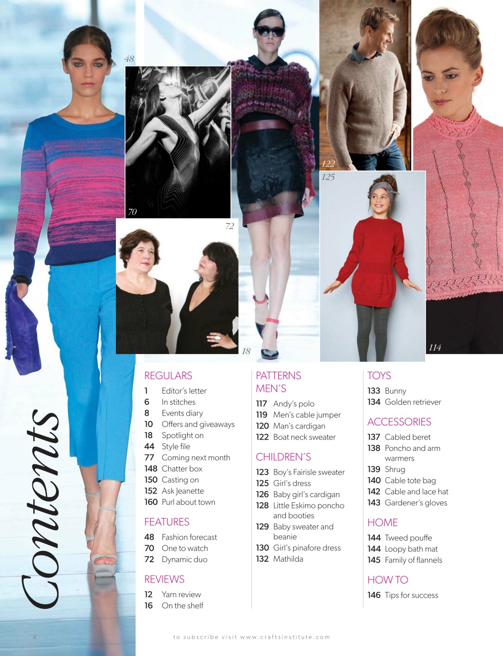 Knitting Preview Pages