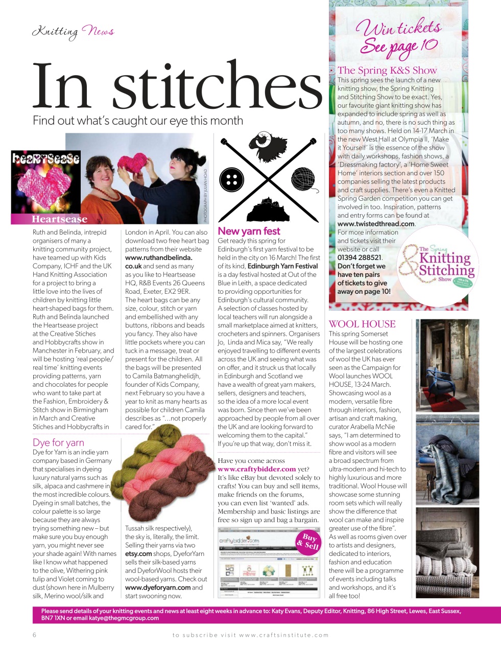 Knitting Preview Pages