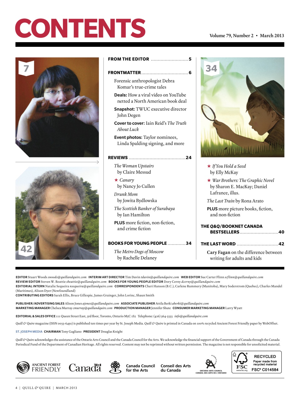 Quill & Quire Preview Pages