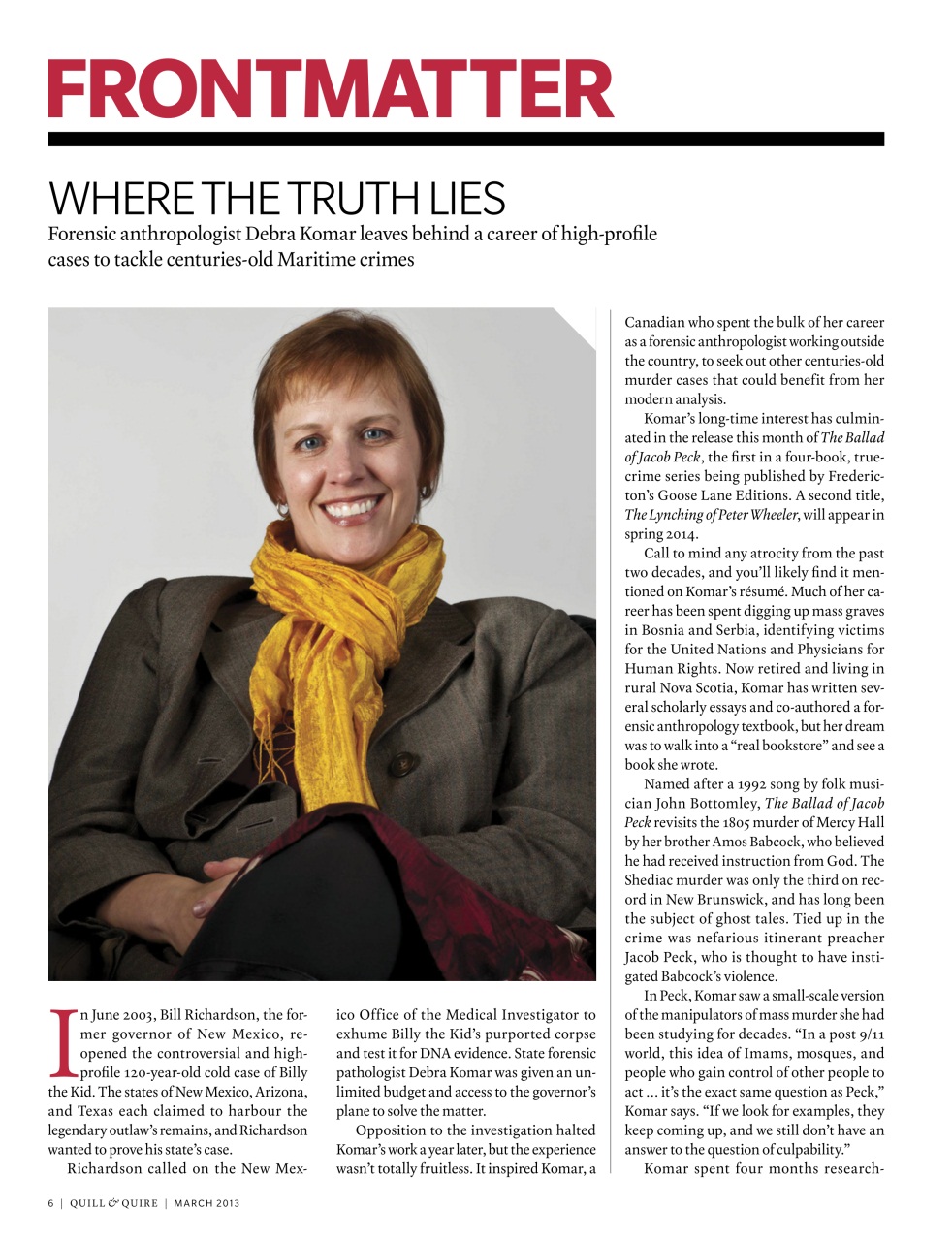 Quill & Quire Preview Pages