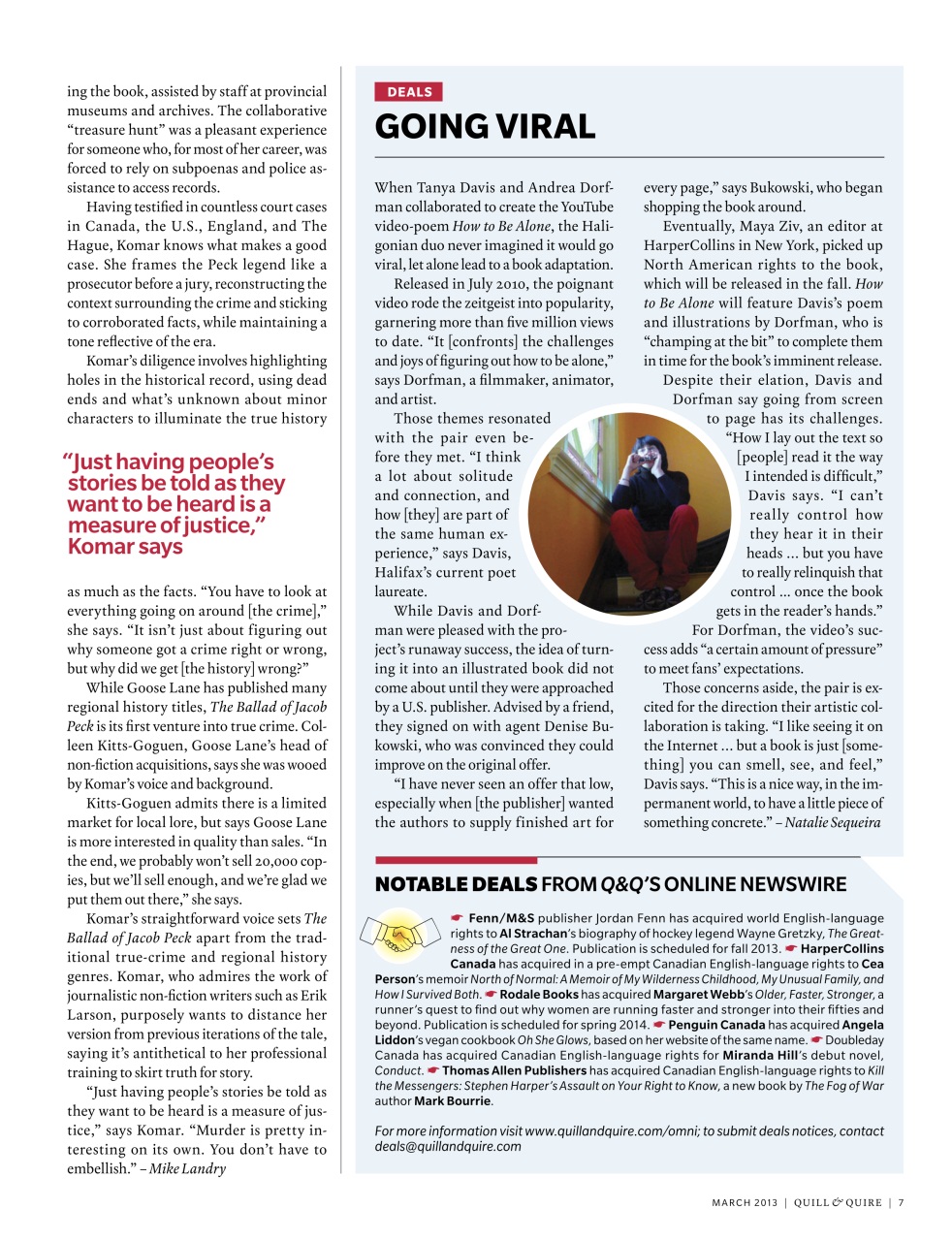 Quill & Quire Preview Pages