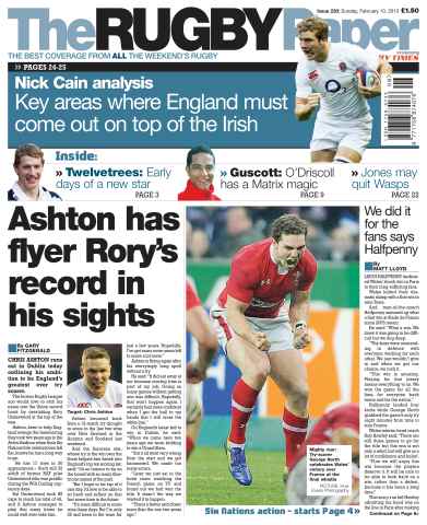 The Rugby Paper issue 10th February 2013