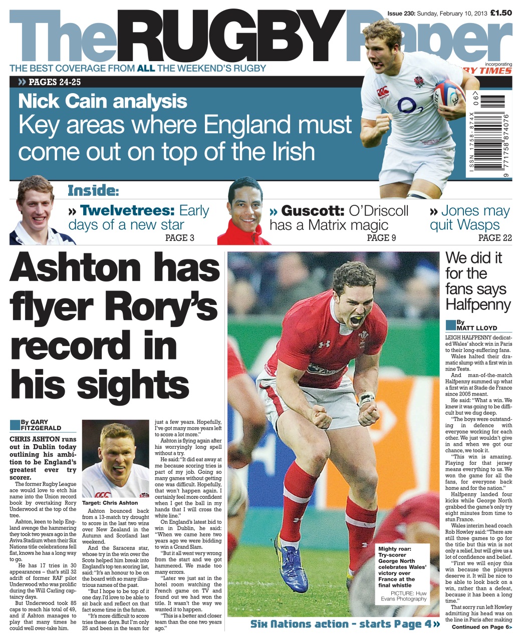 The Rugby Paper Preview Pages